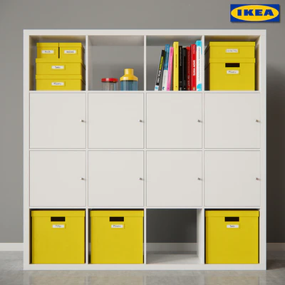 KALLAX Shelf unit &amp; TJENA — Ver 1