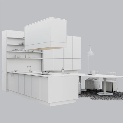 Kitchen Poliform Varenna Twelve (vray + corona) — Ver 2