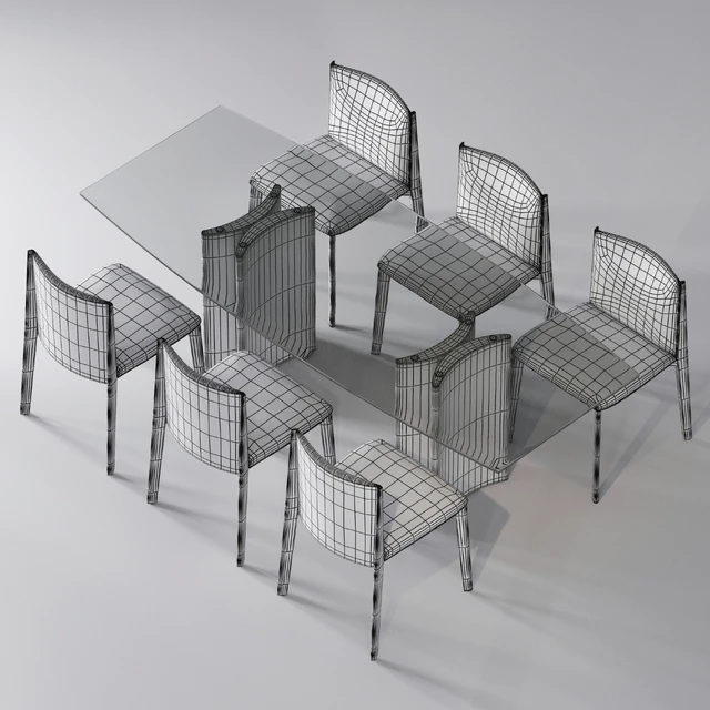 porada dining set v4 — Скачать