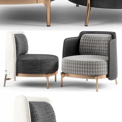 Minotti Tape armchairs — Ver 3