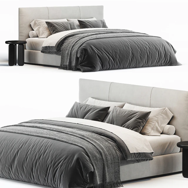 Laurent Upholstered Bed — Descargar