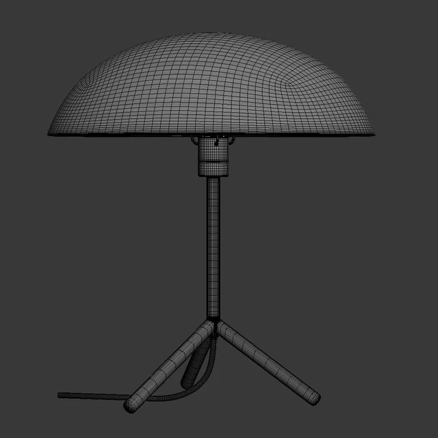 Bloomingville Tripod table lamp / Круглый металлический светильник — Скачать