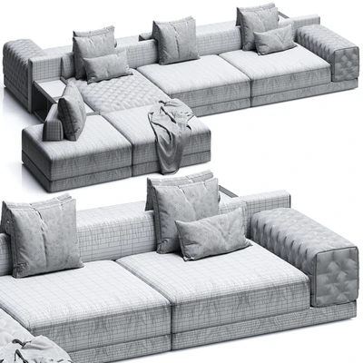 Miller Double Sofa by Frigerio — View 4