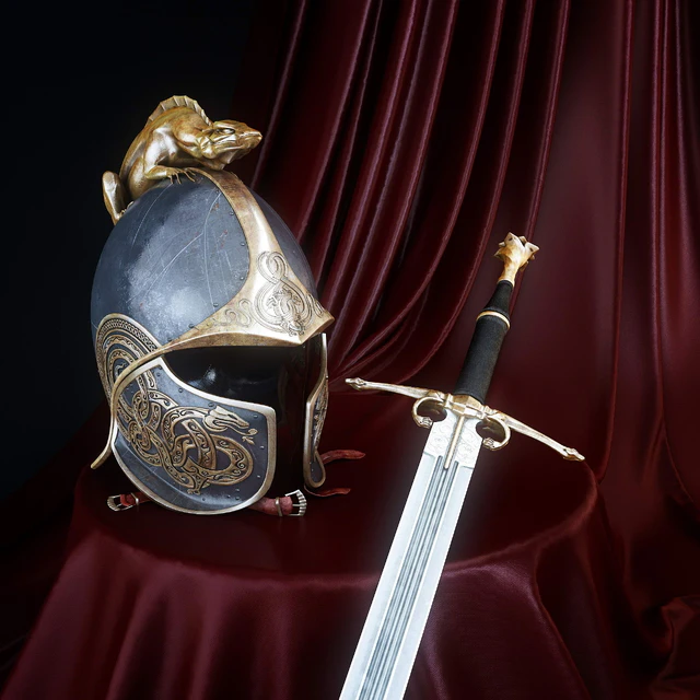 helmet and sword — Descargar