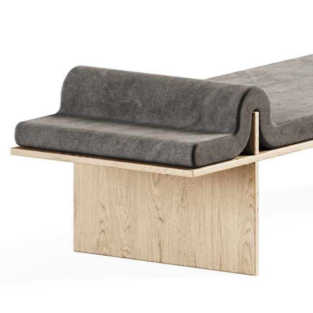 Melt Daybed By Bower Studio / Upholstered bench — Descargar
