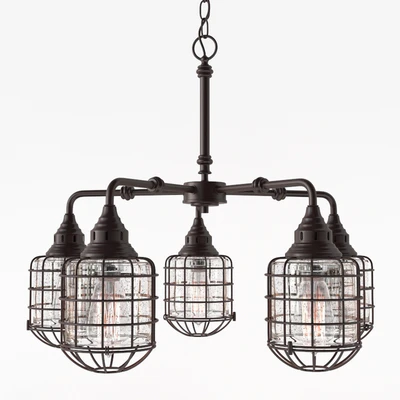 RUSTIC LOFT CAGE BATH LIGHT CL — Вид 3