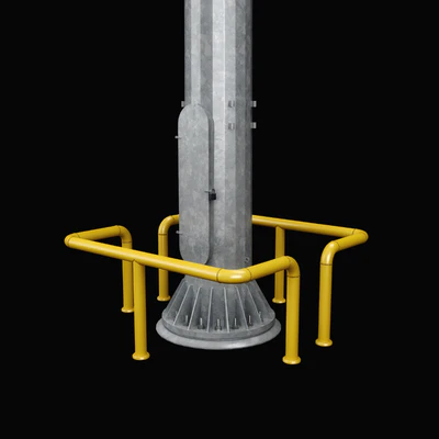 Mast with mobile crown + Spotlight Jupiter — Ver 3
