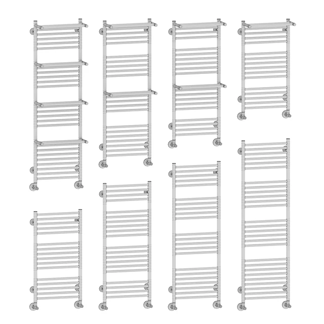 Water heated towel rail Terminus Aurora — Descargar