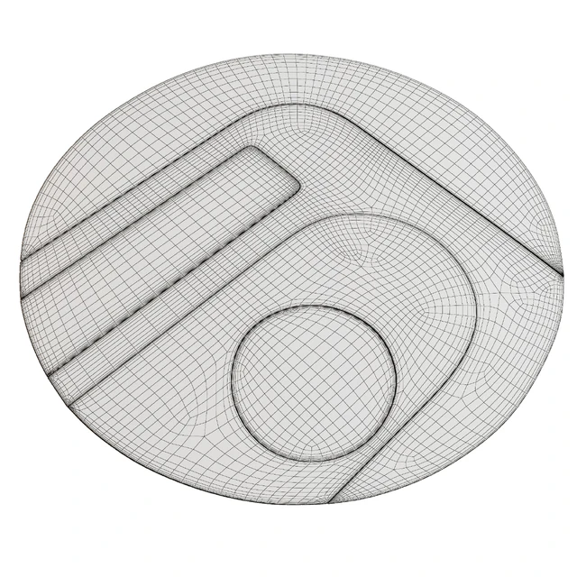 Minotti wisp round carpet — Descargar