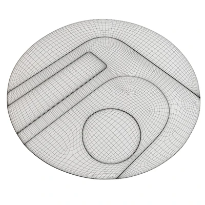 Minotti wisp round carpet — Ver 2