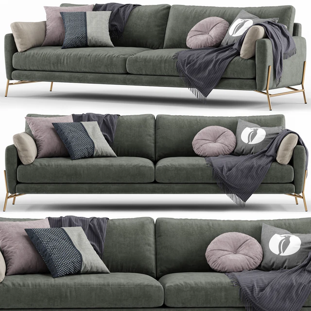 Le Marais 3seater maxi sofa - Calligaris — Descargar