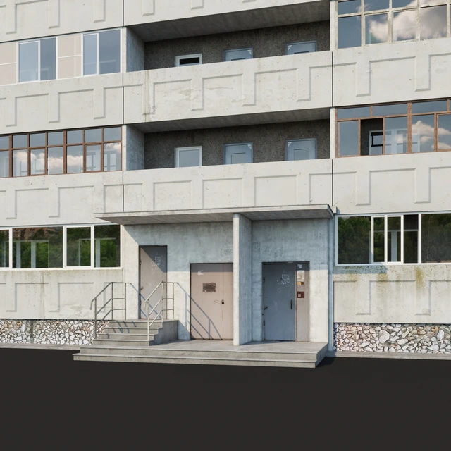 Multi-storey residential building (12 floors and 9 floors) — Descargar
