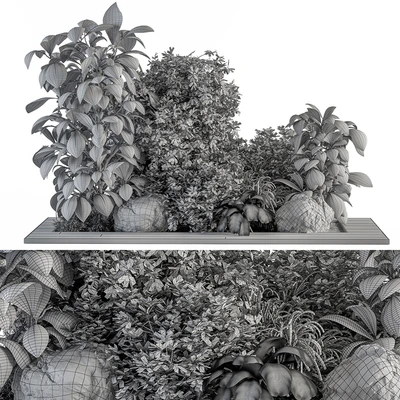 Garden Set Tropical Plants - Outdoor Plants Set 381 — Вид 4