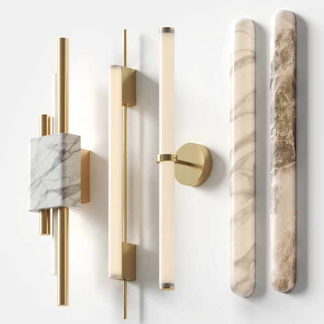 Modern Metier - set of wall lamps — Descargar