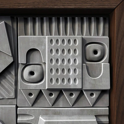 Panel decorative cube square n3 / Panel decorative from cubes square # 3 — Ver 6