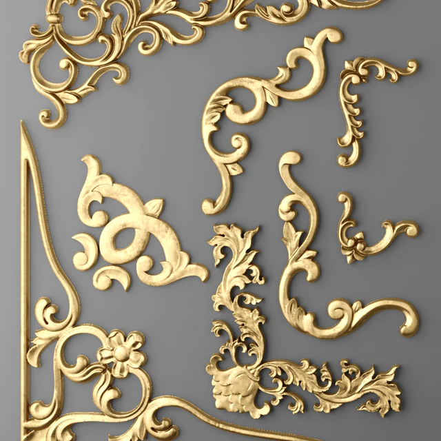 Stucco decor. Set. — Descargar