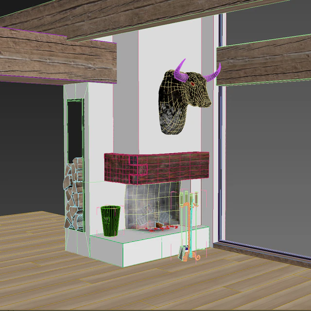 Corner fireplace — Descargar