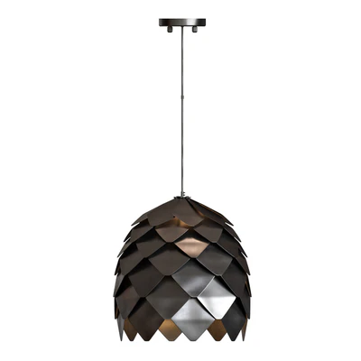 Pendant lamp Crimea Pine Cone Black — Ver 1