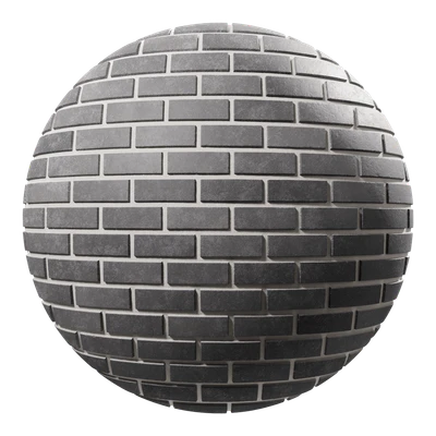 faux smooth running bond brick wall texture gray — скачать