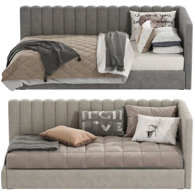 Кровать-диван Avalon Upholstered Corner Bed — Скачать