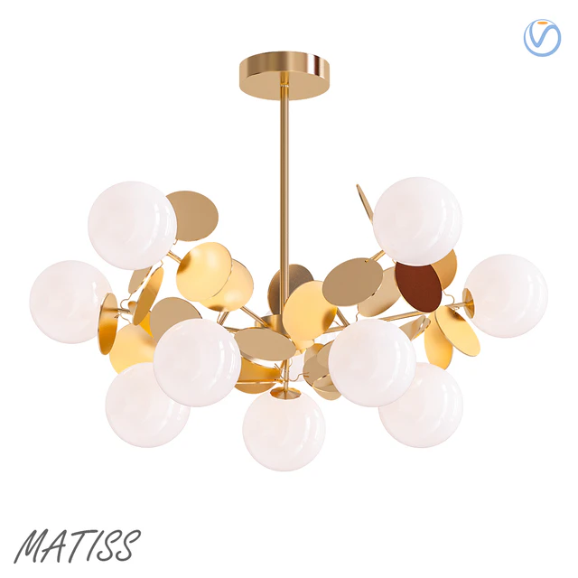 Matiss chandelier GOLD — Descargar