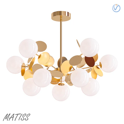 Matiss chandelier GOLD — Ver 1