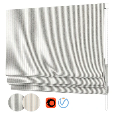 Roman Curtains 20 | Pottery Barn | Wheaton Stripe Shade — Ver 1
