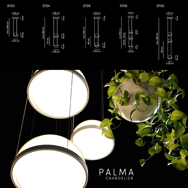 Vibia Palma 3720, 3724, 3726, 3728, 3730 — Descargar