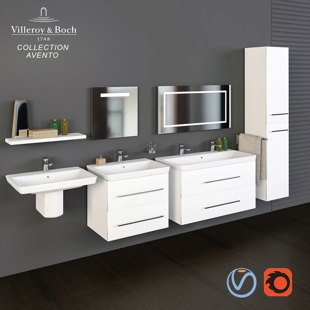 Villeroy & Boch коллекция Avento умывальники — Скачать