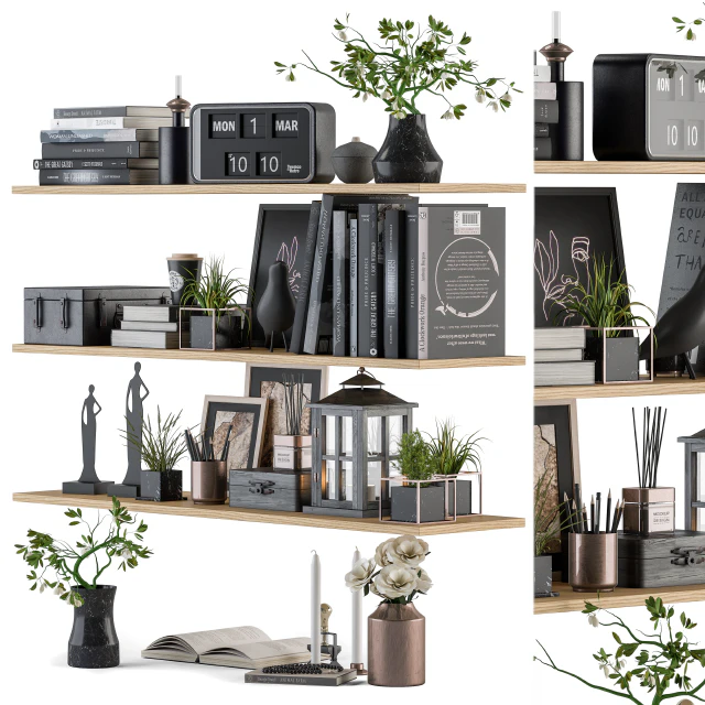 Decorative Set on Shelves — Descargar