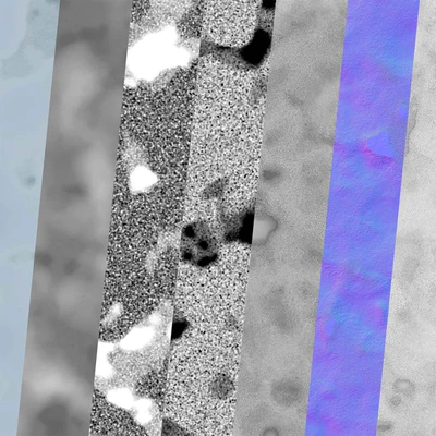Snow Ice PBR material 4k Seamless Set 01 — Вид 3