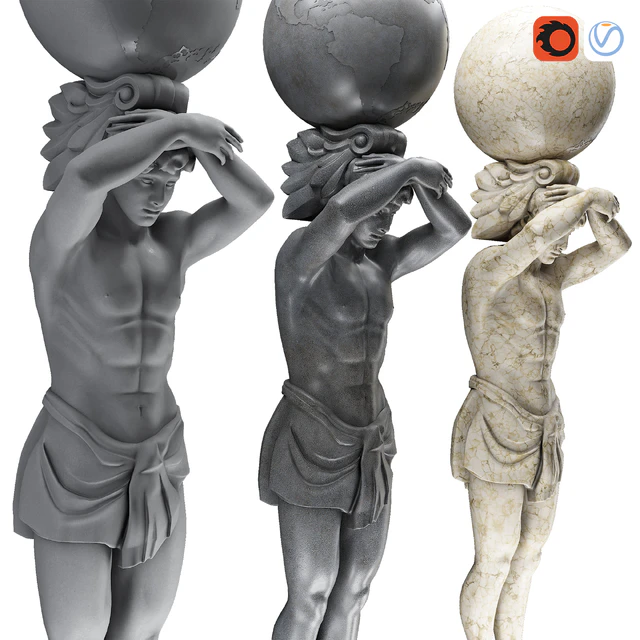 Atlant Sculpture — Скачать