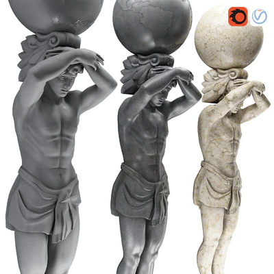 Atlant Sculpture — Вид 4