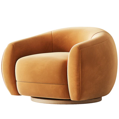 CB2 Laszlo Swivel Chair — Ver 4