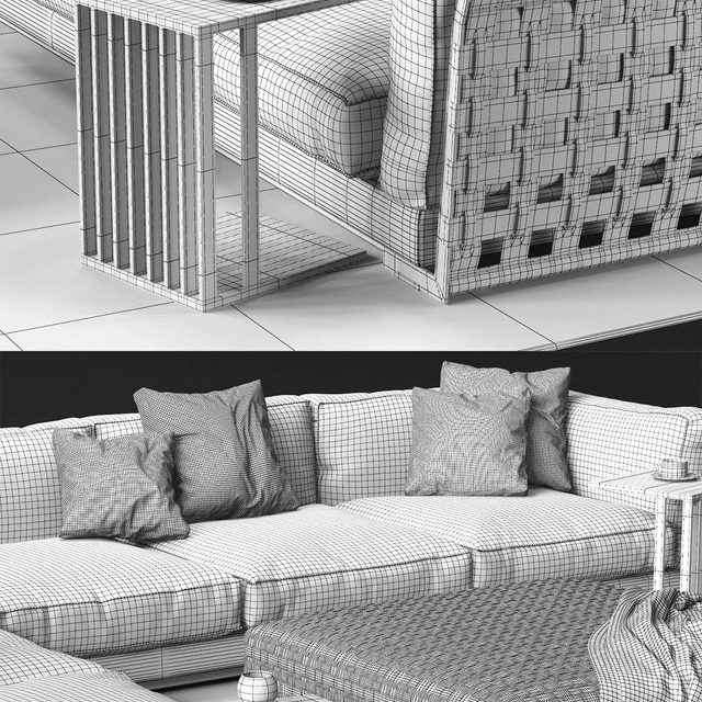 FLEXFORM  CESTONE Corner Sofa — Скачать