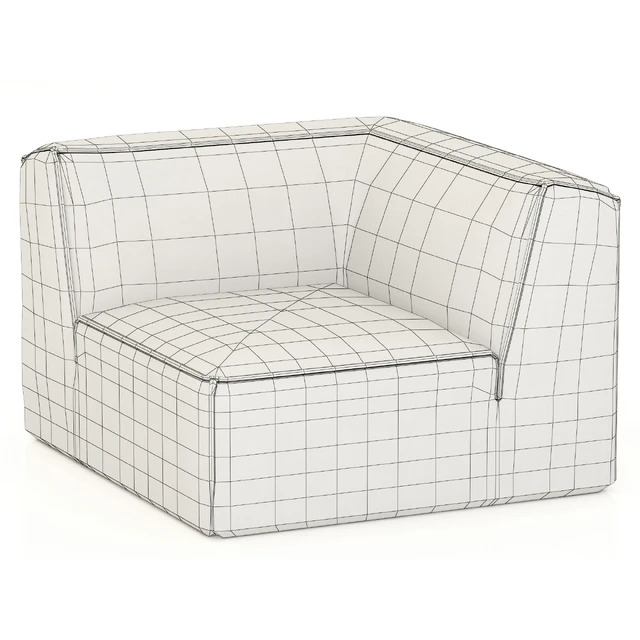 RH Modern Como Modular Corner Chair — Descargar