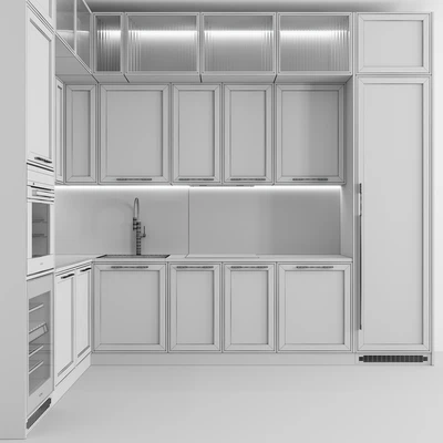 Kitchen №122 "Tricolor" — Ver 4