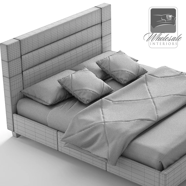 Baxton Studio Hillary Upholstered Platform Bed — Descargar
