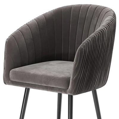 LM-7305 Dining Chair and Curve Table — Ver 4