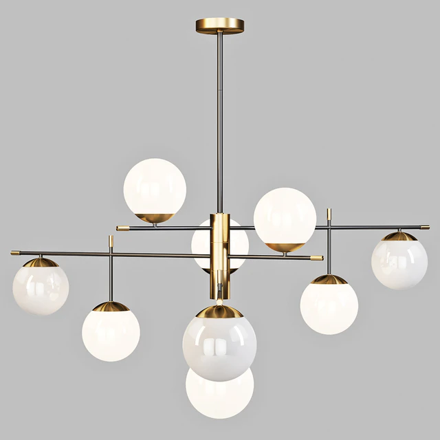 Maytoni: Pendant Lamp - Nostalgia (MOD048PL-09G) — Descargar