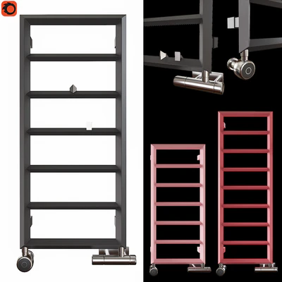 Heated towel rail Terma Diamond 400 — Ver 1