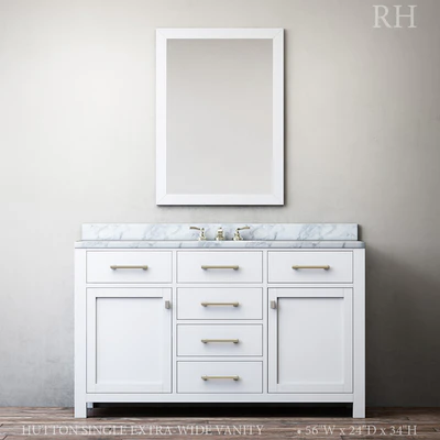 HUTTON SINGLE EXTRA-WIDE VANITY — Ver 2