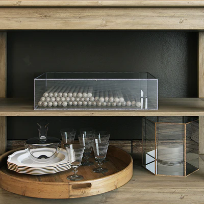 decorative set flamant — Ver 3