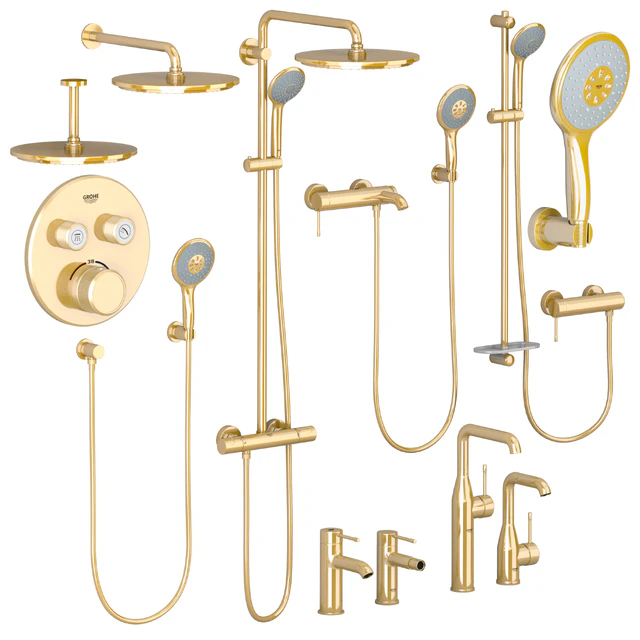 Grohe set 1 | Essence | Euphoria | with adjustable watering can — Descargar