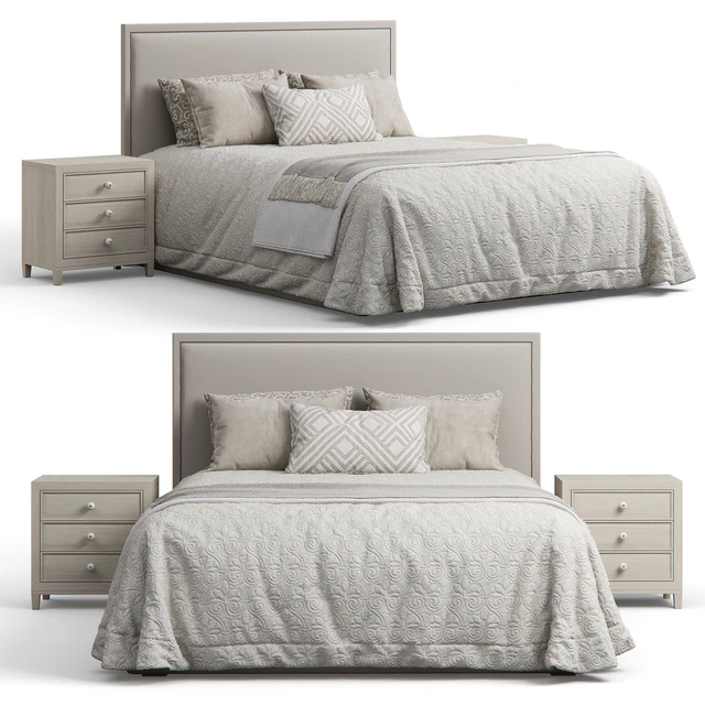 Bassett Furniture Manhattan Rectangular Headboard Bed — Скачать