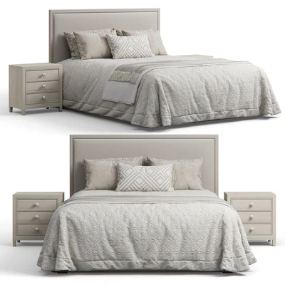 Bassett Furniture Manhattan Rectangular Headboard Bed — Вид 3