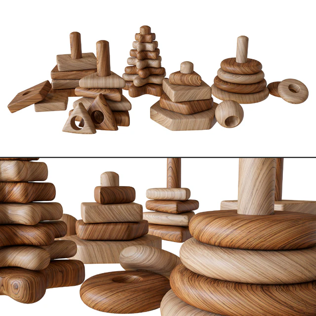 Childrens toy, pyramid — Descargar