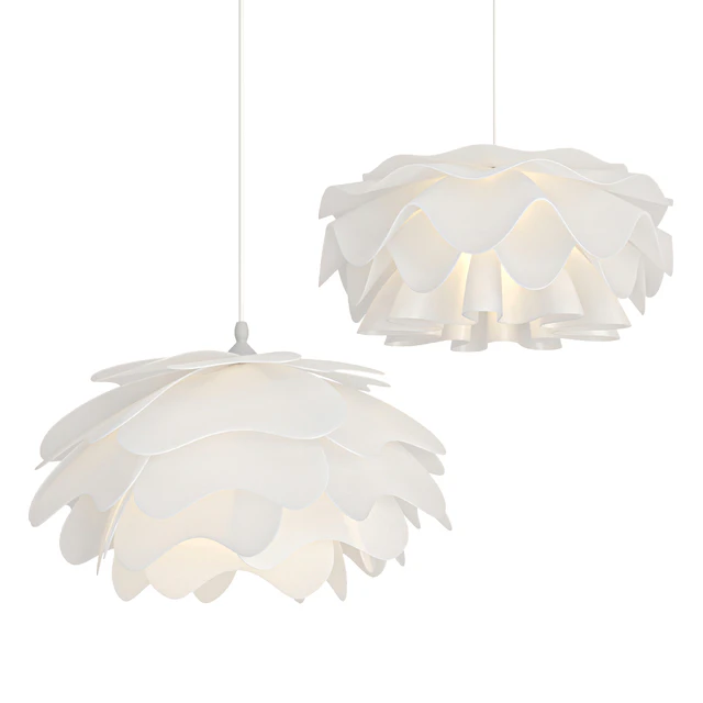 Flower Shaped White Pendant Lamp — Скачать