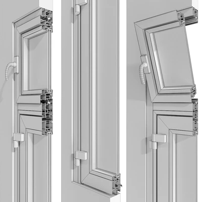 Витражные алюминиевые двери /  Stained aluminum doors — Вид 4