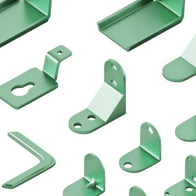 Set of metal corners, brackets and fasteners — Ver 3